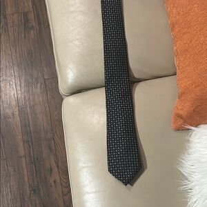 Michael Kors Black and Gray Tie
